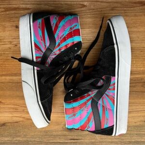 New Vans SK8-Hi Retro Mart Multicolor Tye Dye Sneakers Skateboard RARE Men’s 5